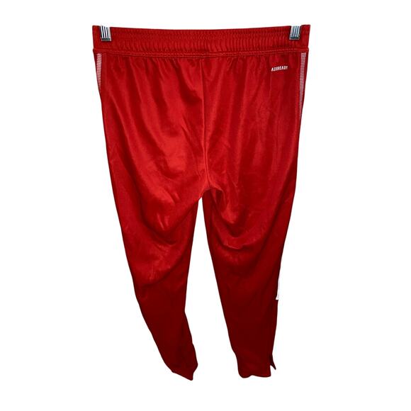 ADIDAS Men's Small Tiro 21 AEROREADY Track Sweat Pants HC7722 Red Elastic Waist - Picture 2 of 10